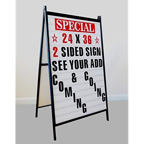 Aluminum Square Changeable Letter Sign