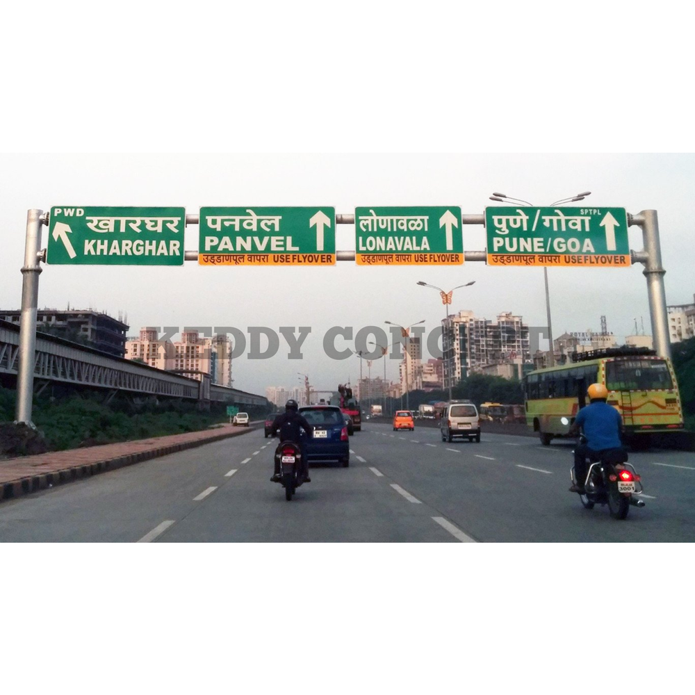 Keddy Concept Overhead Gantry Sign Board, Acrylic Reflector