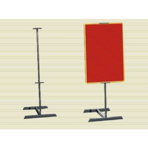 Acrylic And Mild Steel Rectangular Perforated Reception Display Stand Board
