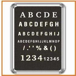 Black Fixograph Letter Boards