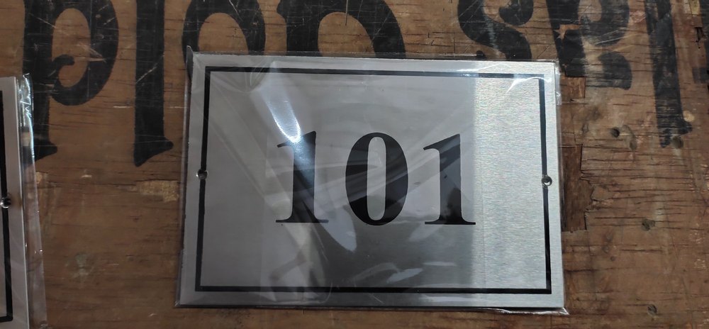 Stainless Steel Name Plate