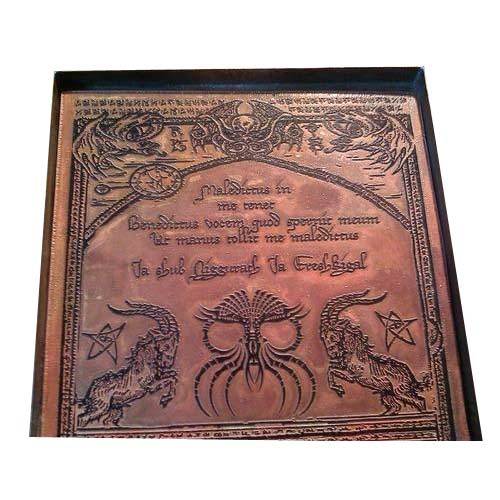 Copper Etching Name Plate