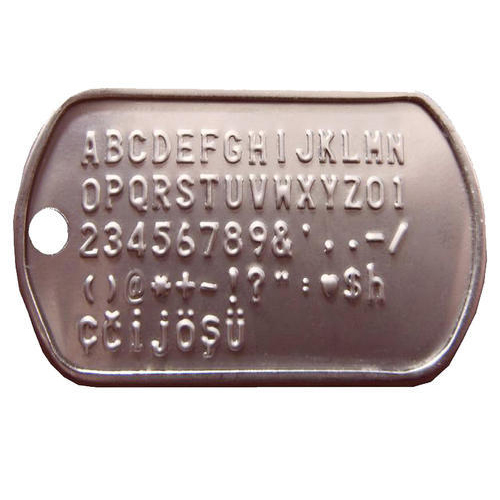 Embossing Letters Name Plate