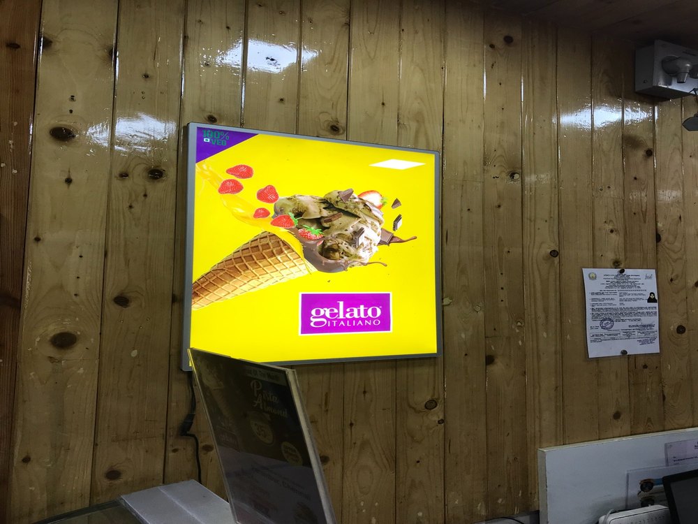 Square Acrylic Backlit LED Sign Board, For Promotional