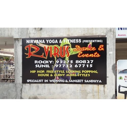 Acrylic Rectangle Advertising Flex Banner