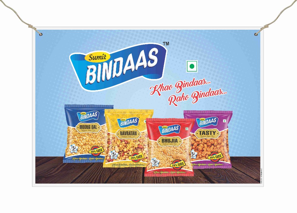 Multicolor Poly-Foam Banner (Bindaas), For Outdoor Advertising, Size: 24 X 36
