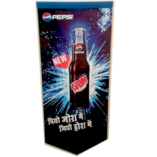 Aluminum Round PVC Hanging Banner, For Advertising