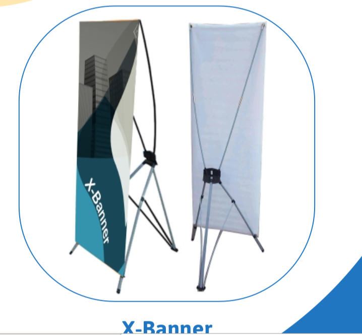 Aluminum Square X-Banner, For Advertising