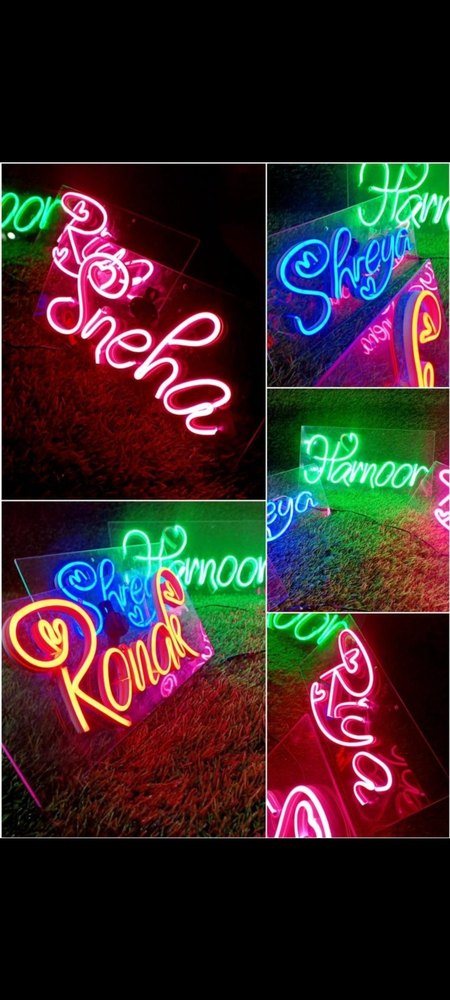 Transparent Neon Led Sign, For Advertising