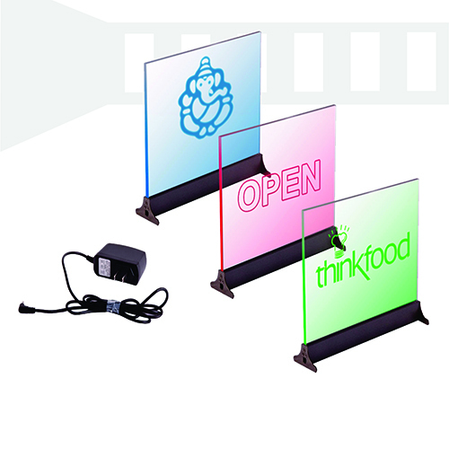 Rectangle Acrylic LED Edge Light, For Events & Advertisements
