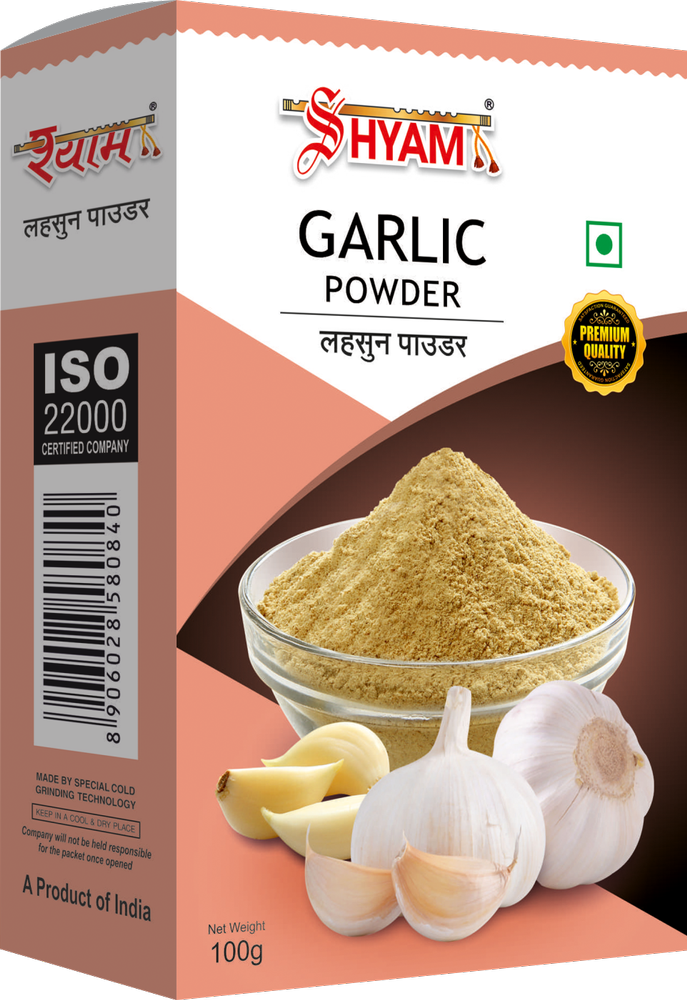 Shyam Garlic Powder, Packaging Type: Box, Packaging Size: 100g