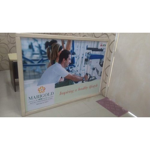 Outdoor Wooden Unipole Hording, For Advertising