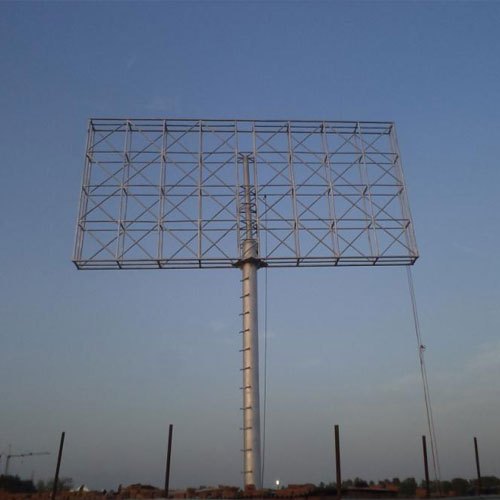 Unipole Hoarding Mild Steel Highway Unipole Structures, for Advertising
