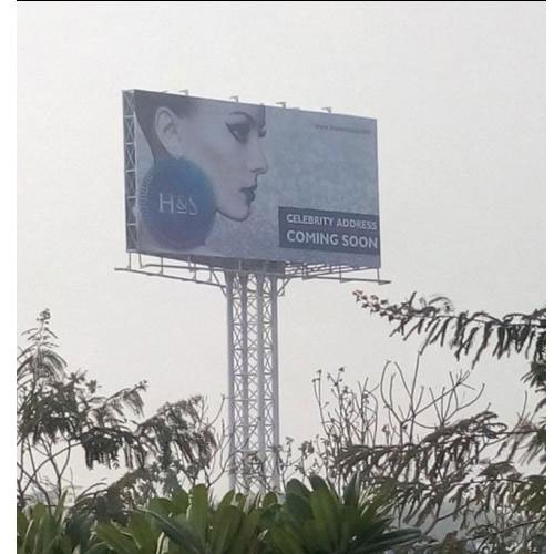 Outdoor Mild Steel Display Hoarding, for Promotional