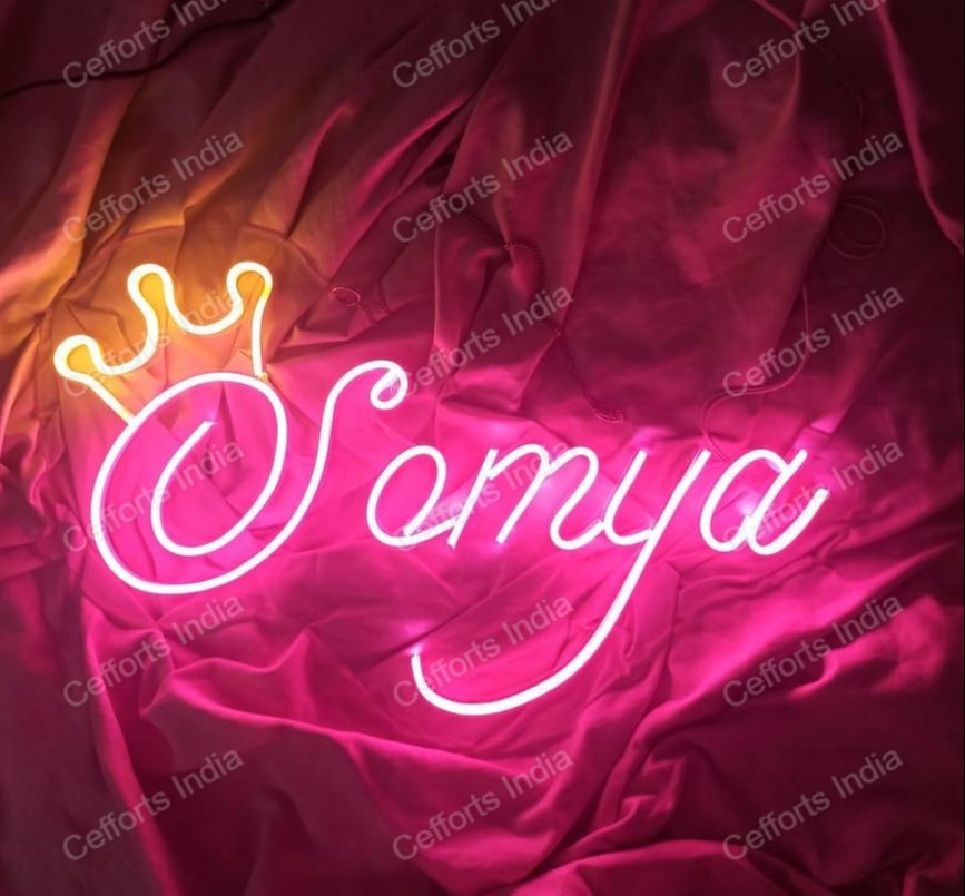 Multicolor Custom Acrylic Neon Sign
