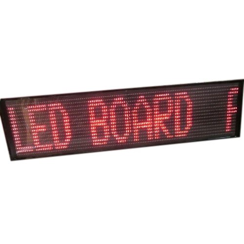 Metal Moving Message Display Board Moving Message LED Signs Board, Shape: Rectangular, for Advertising