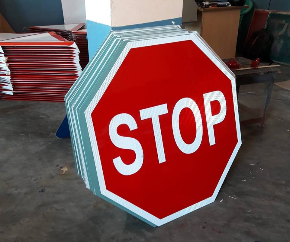 Aluminium Reflective Warning Board