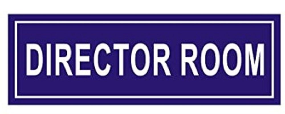 Self Adhesive White Internal Office Signage, For Advertising