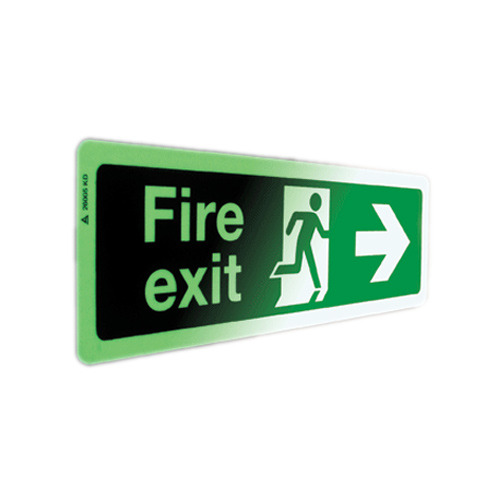 Green Photoluminescent Signage