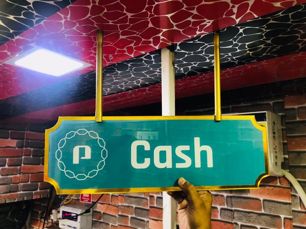 Glossy Multicolor Acrylic Cut Out Signage, For Advertising