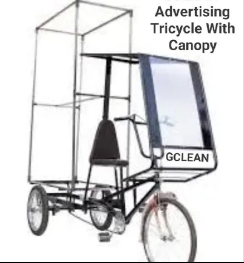 Black Metal Advertising Tricycle, in Pune, Vehicle Model: Advertising, Branding