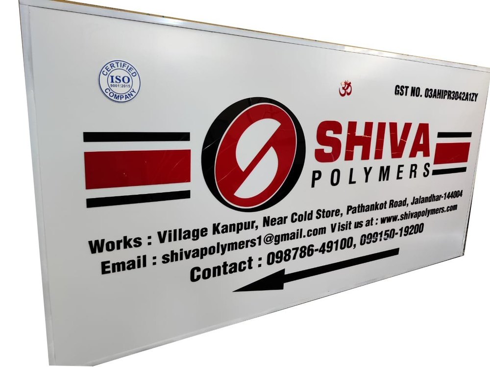 Title Case Stainless Steel Rectangular Sign Board img