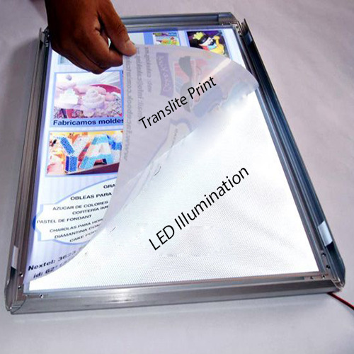 Illuminated Light Boxes, For Advertisement, Size: Custom Size