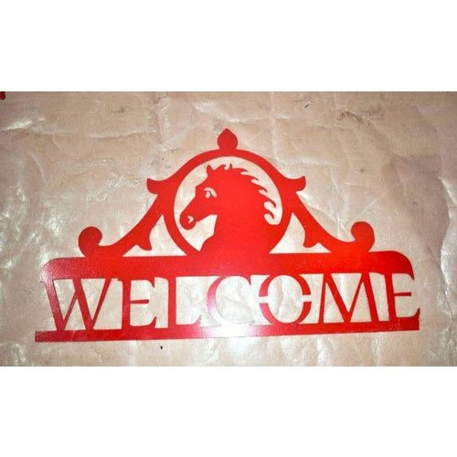 Laser Cut Metal Welcome Sign IN Metal ( MS & SS)