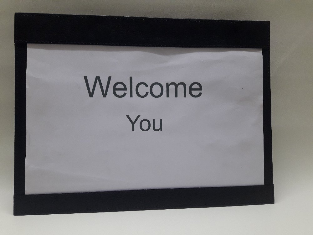 Leatherette Rectangular Paging Board
