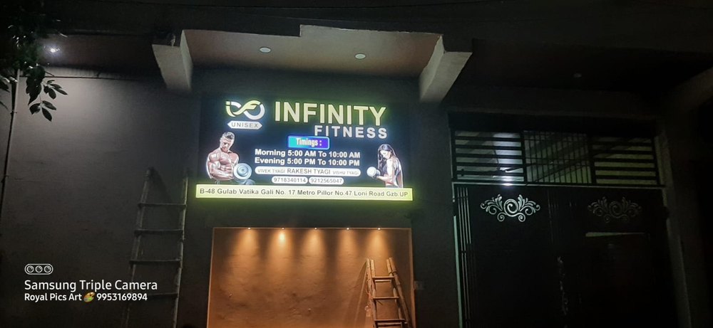 Tube Light Printed Flex Glow Signboard