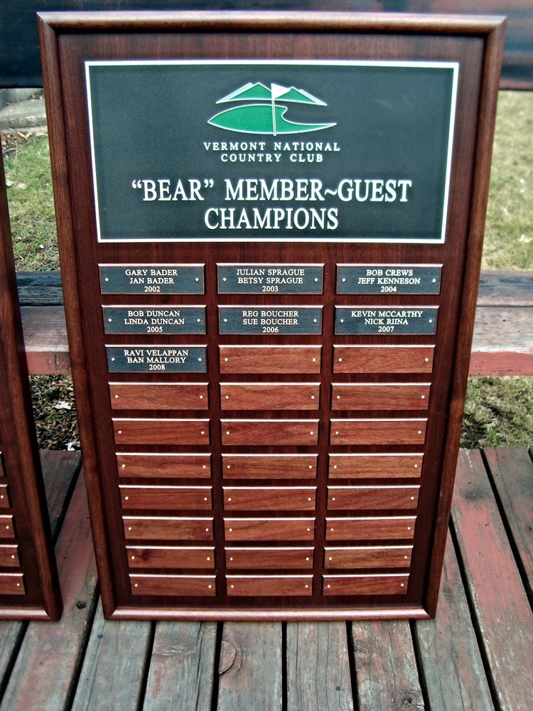 Square, Rectangular Honour Board
