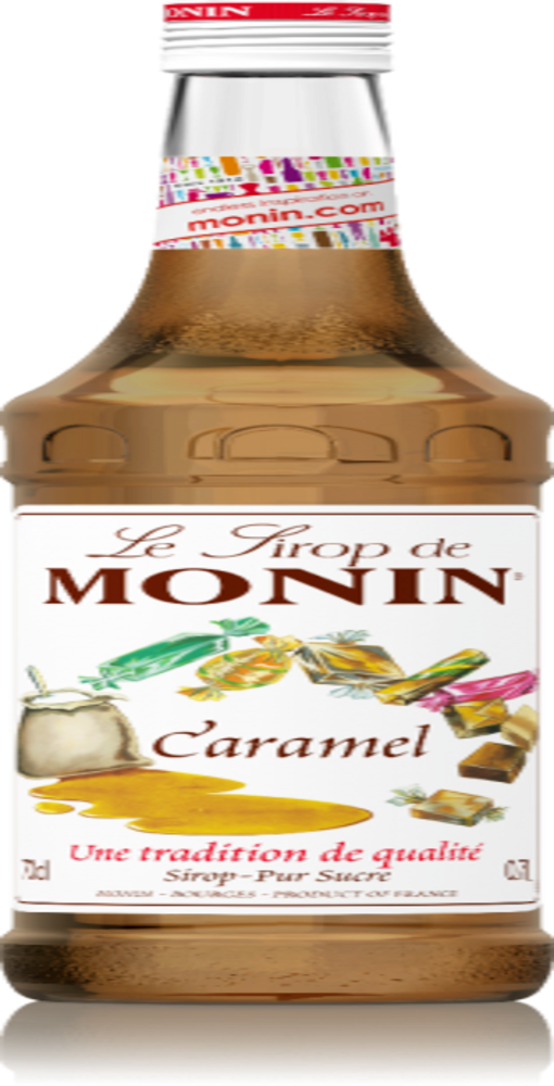 Brown Egg Less Monin Caramel Syrup 700ml, Liquid