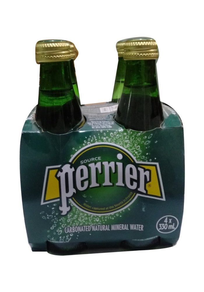 Perrier Sparkling Natural Mineral Water, Packaging Size: 350ml, Packaging Type: Bottle