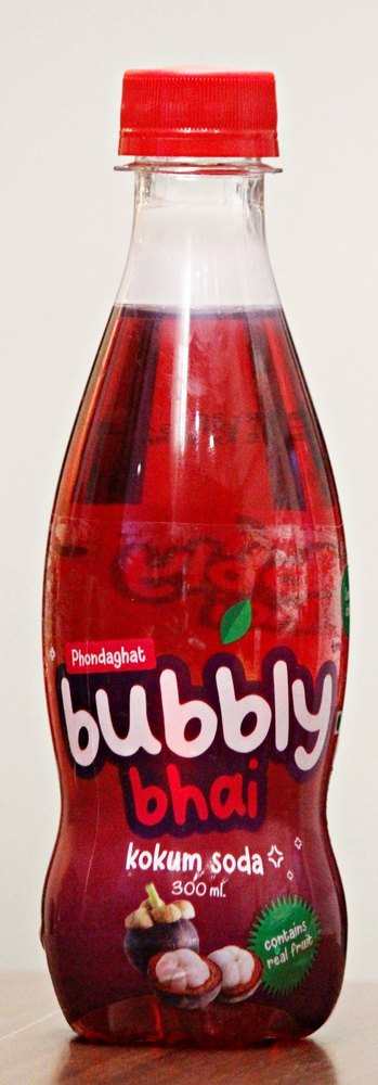 Phondaghat Bubbly Bhai 300 ml. Kokum Soda - Refreshing Fizz Drink - Ready To Drink Kokam Juice Soda