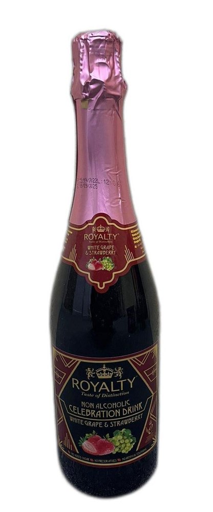 Royalty Bottle White Grapes And Strawberry Celebration Drink, Packaging Size: 750ml