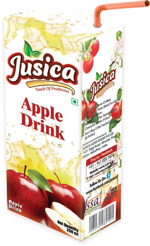 Jusica Apple Drink, Packaging Size: 600 ml