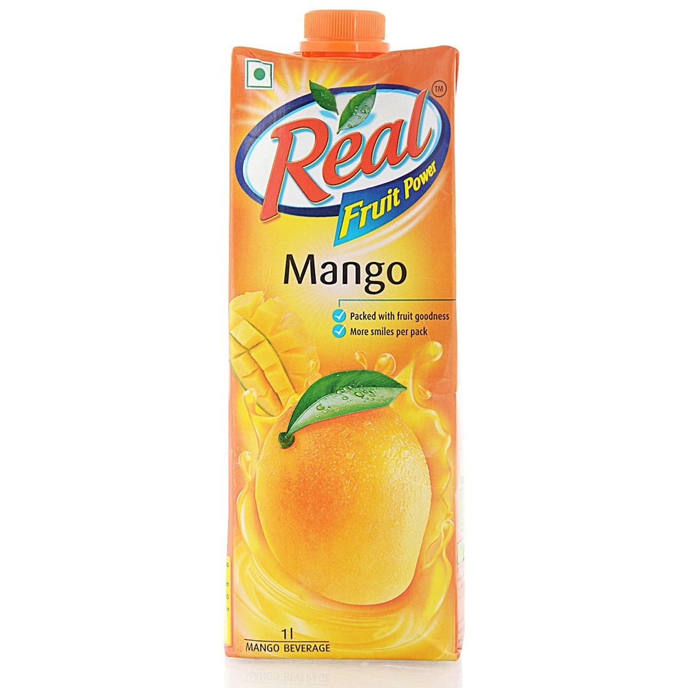 1 Litre Real Fruit Juice Mango, Packaging Size: 1000 ml, Packaging Type: Tetra Pack