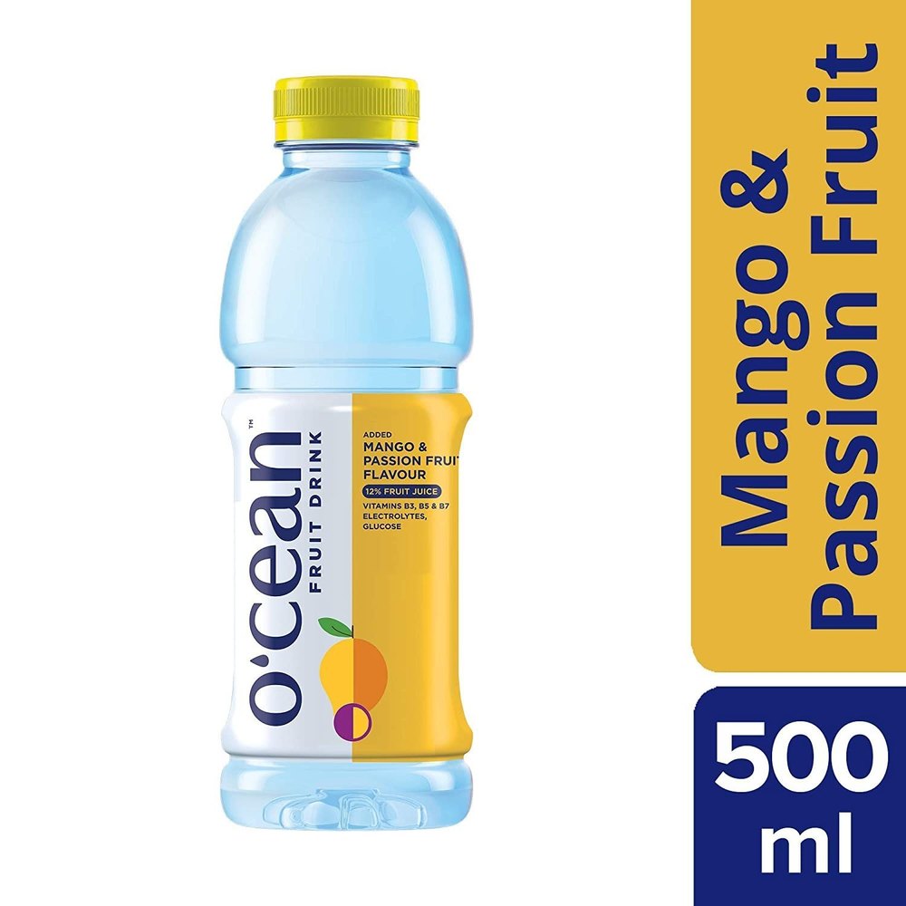 500 Ml Ocean Fruit Drink Mango & Passion Bottle, Liquid, Packaging Type: Bottles