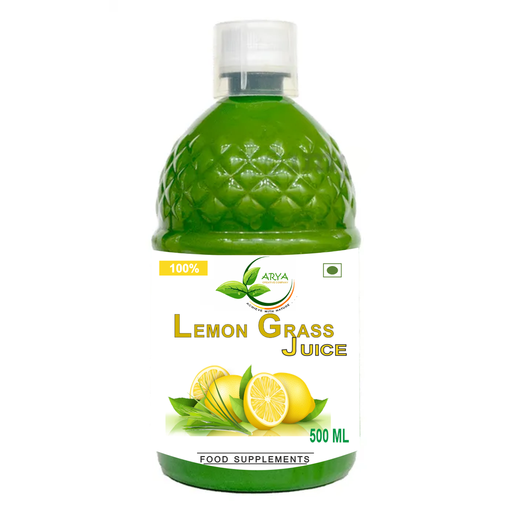 Arya Yellow Lemon Grass Juice, Packaging Type: Bottle, Packaging Size: 500 Ml