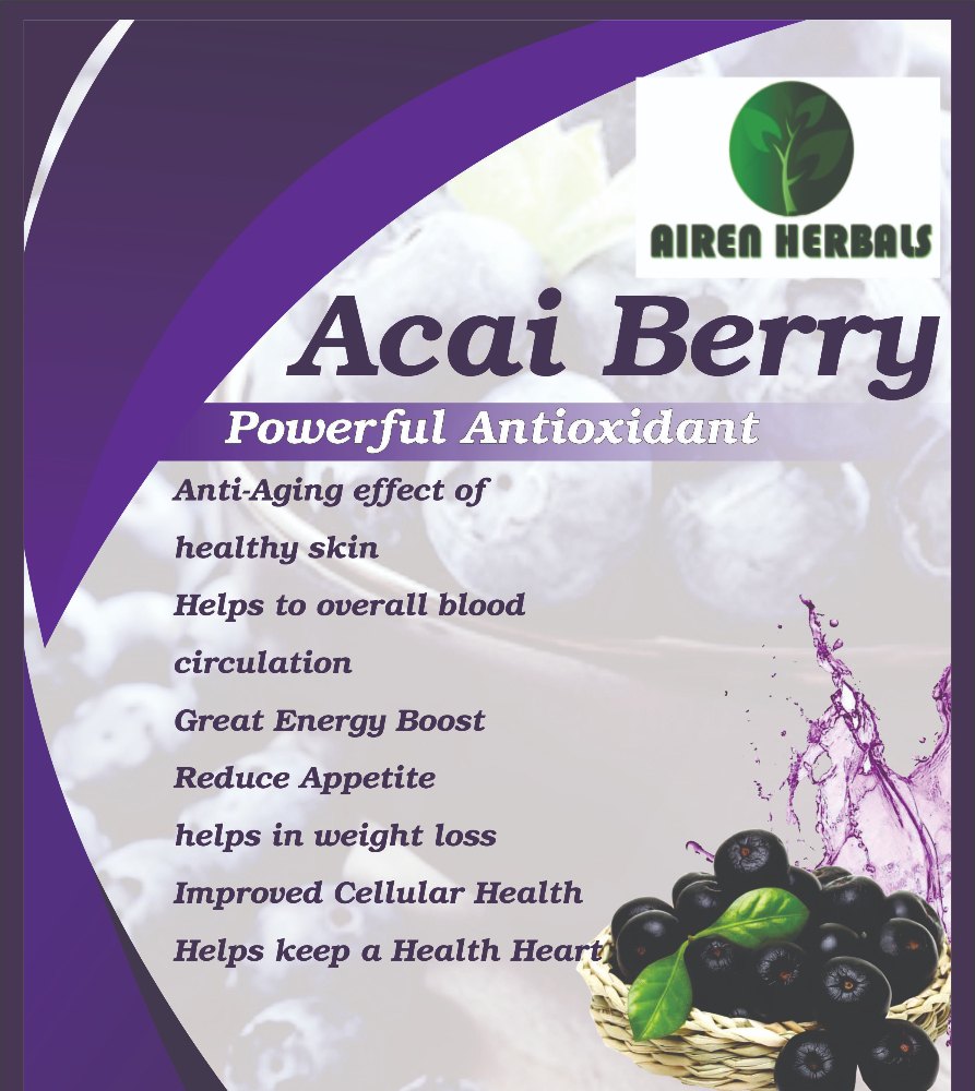 Airen Acai Berry Juice, Packaging Size: 500 ml, Packaging Type: Bottle