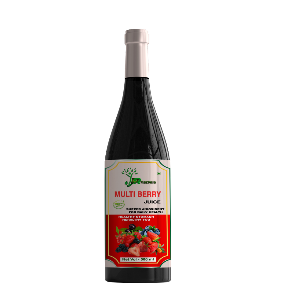 P R Herbals Multi Berry Juice, Packaging Type: Bottle, Packaging Size: 500 ml