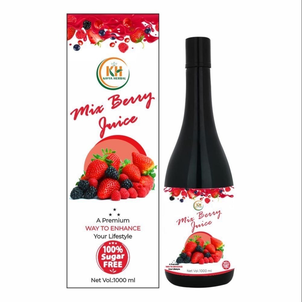 Kavya Herbal Mix Berries Juice, Packaging Size: 500 mL, 1000 mL, Packaging Type: Bottle