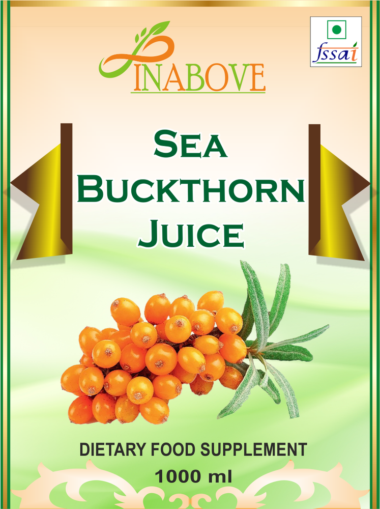 INABOVE Natural Sea Buckthorn Herbal Juice, Packaging Type: Bottle, Packaging Size: 500 ml