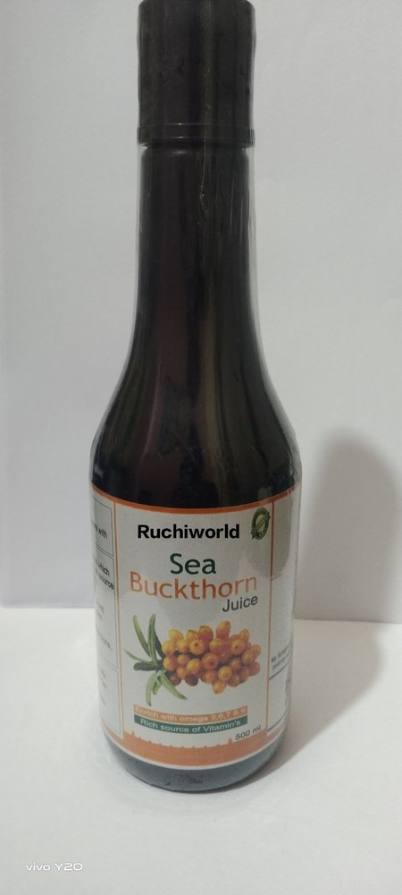 Ruchiworld Sea Buckthorn Juice, Packaging Size: 500 ml, Packaging Type: Bottle