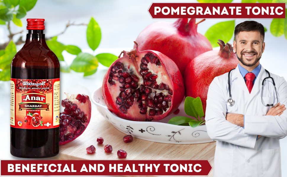 450 ml Chetanyas Anar Sharbat Ayurvedic Tonic