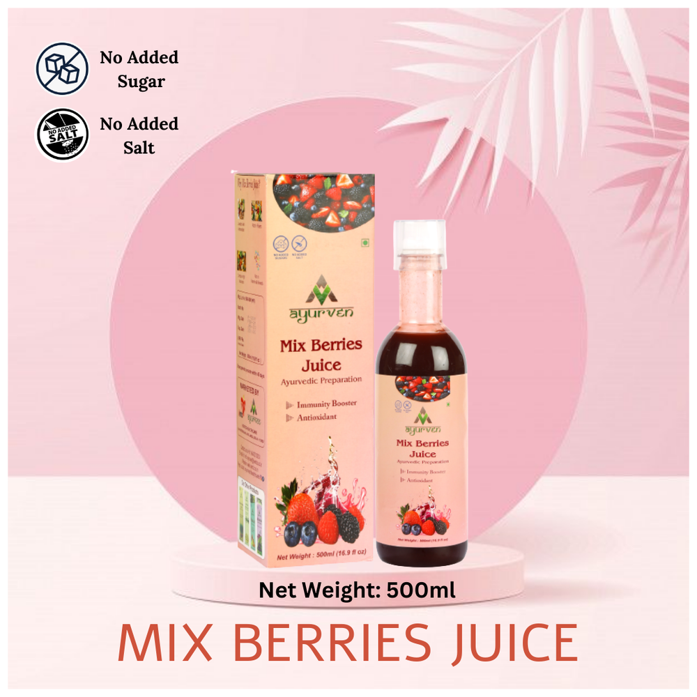 Ventiz Healthcare Ayurven Mix Berry Juice, Packaging Size: 500 ml, Packaging Type: Bottle