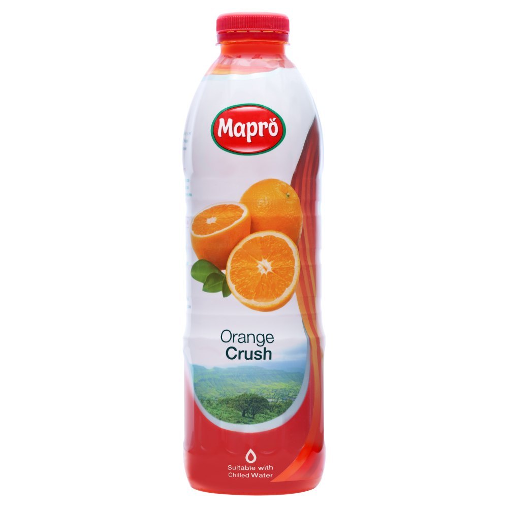 1 L Mapro Orange Crush, Packaging Type: Bottle