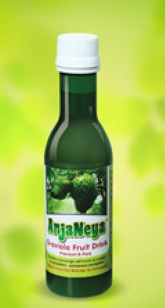 Bottle AnjaNeya Graviola Sousop Fruit Drink 180ml