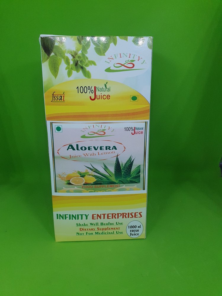 Infinity Aloevera Lemon Flavor Juice, Packaging Type: Bottle, Packaging Size: 1000 ml