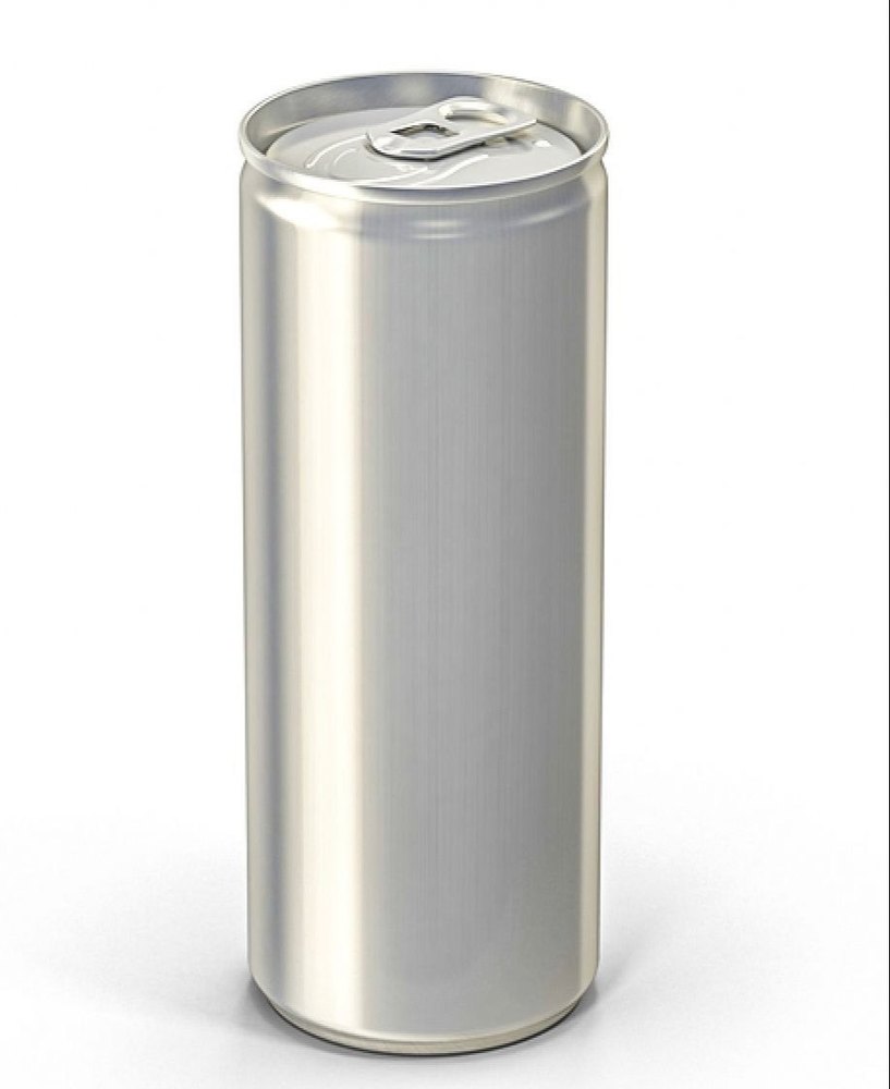 Silver Empty Beverage Cans, For Beverages, Packaging Size: 250 ml